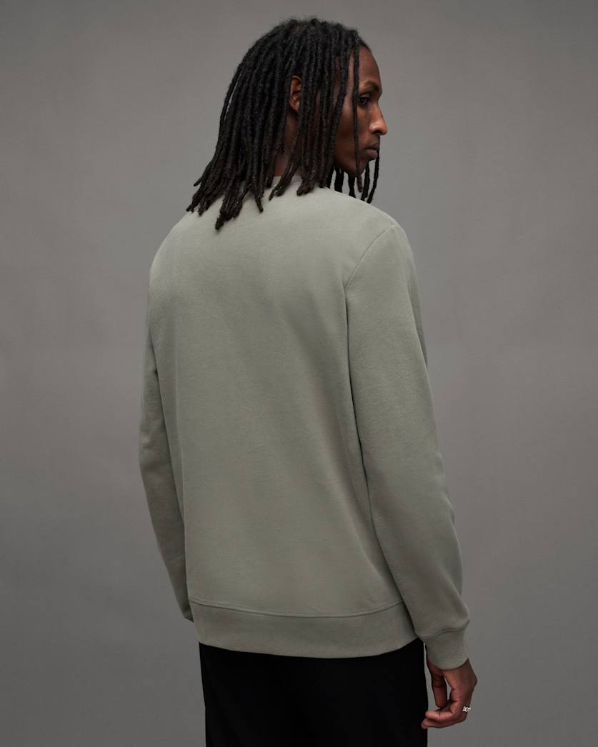 Raven Contrast Crew Neck Ramskull Sweatshirt