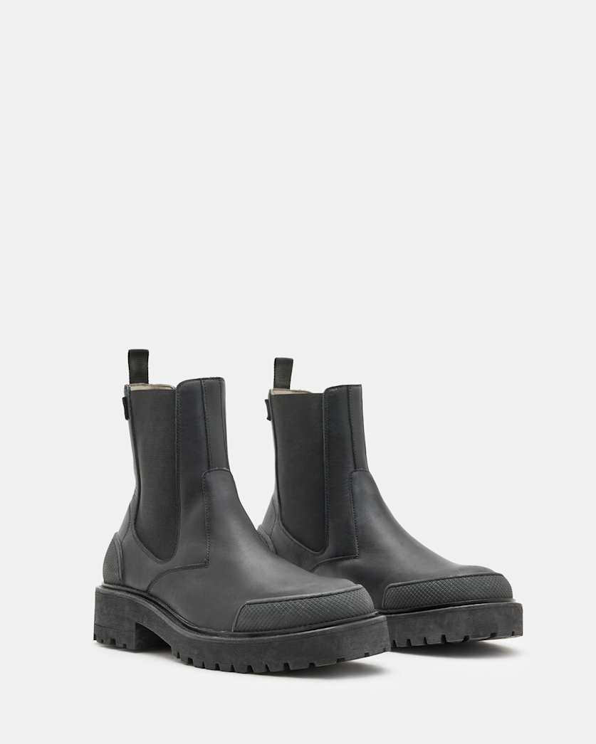 Matrix Leather Work Chelsea Boots