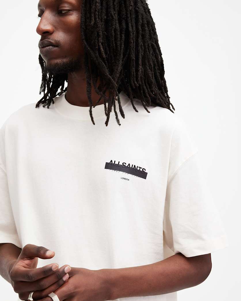 Redact Oversized Embroidered Logo T-Shirt
