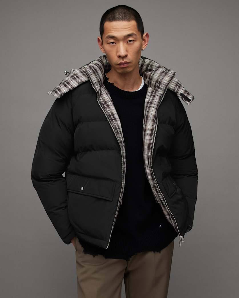 Trevi Reversible Checked Hood Jacket