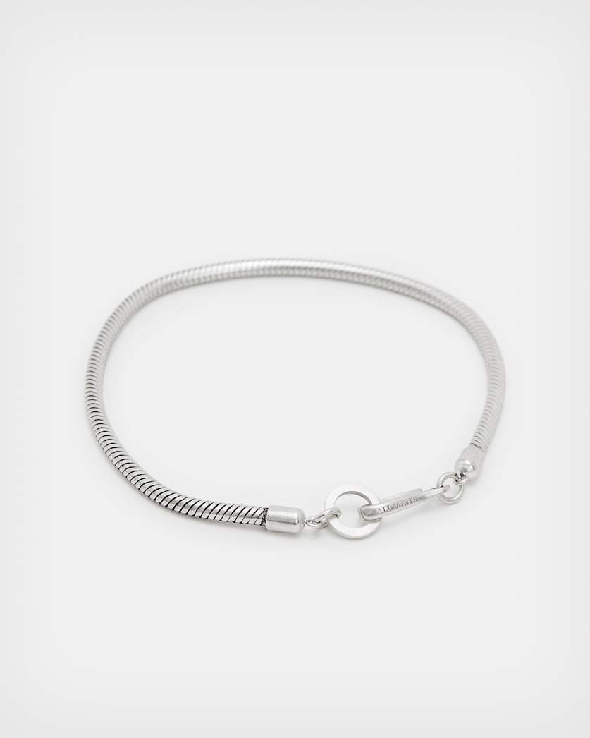 Snake Sterling Silver Chain Bracelet