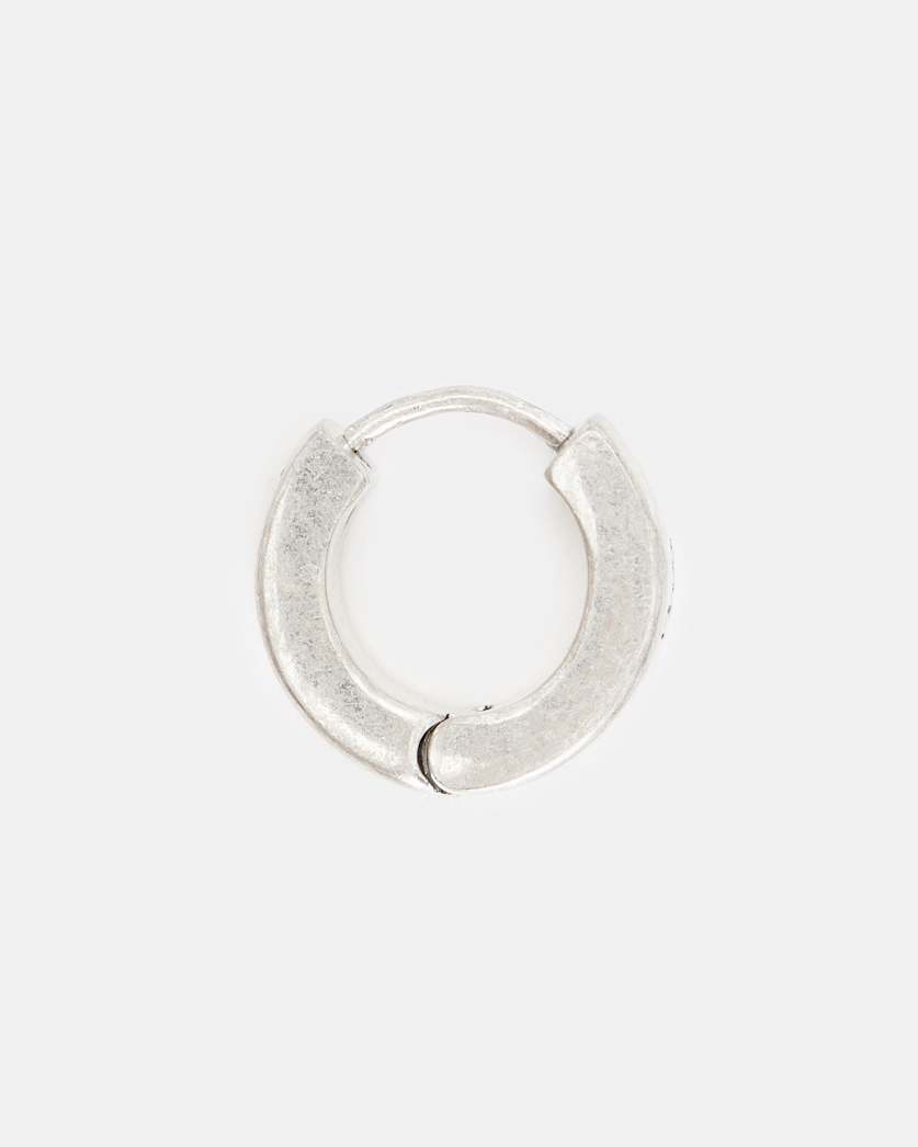 Lincoln Sterling Silver Hoop Earring