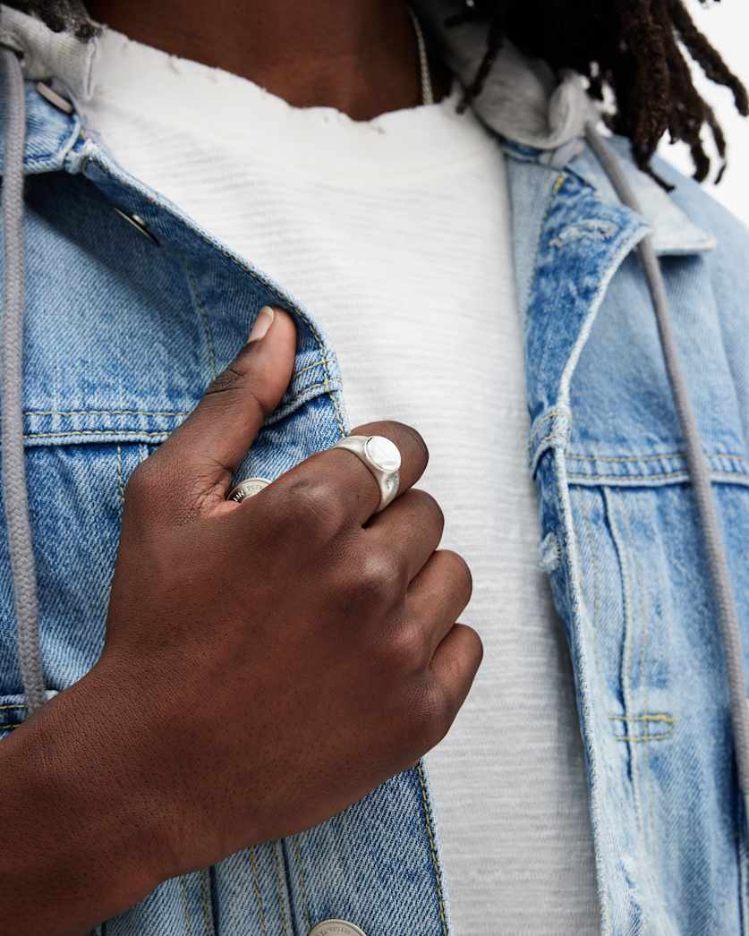 Ryker Sterling Silver Stone Ring