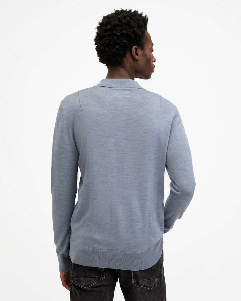 Mode Merino Long Sleeve Polo Shirt