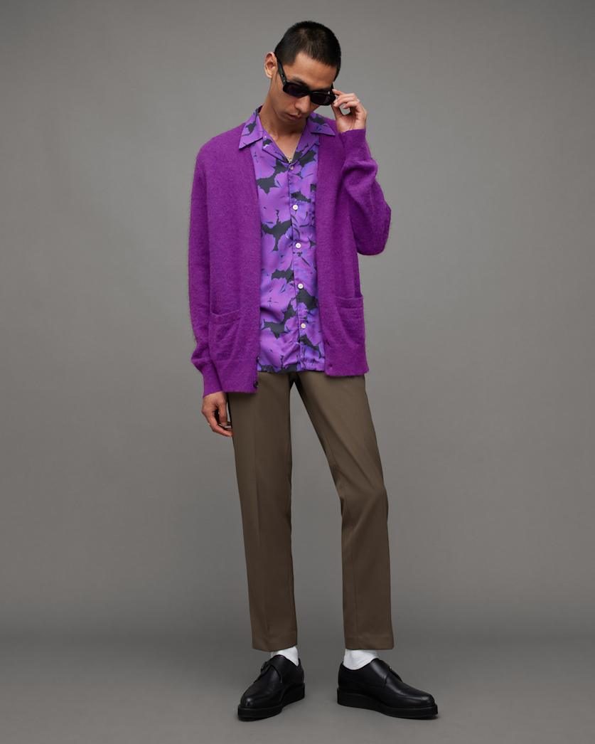 Kennedy V-Neck Brushed Cardigan