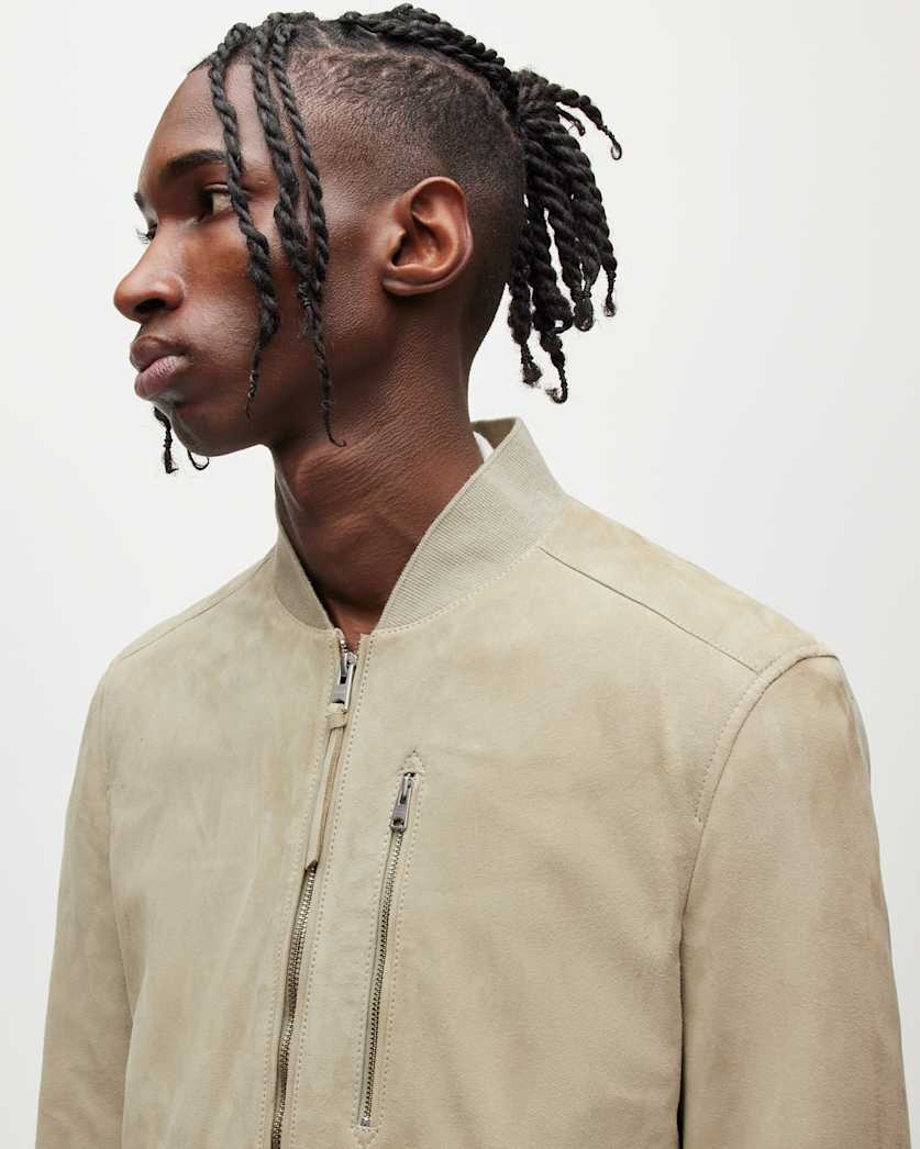 Kemble Suede Bomber Jacket