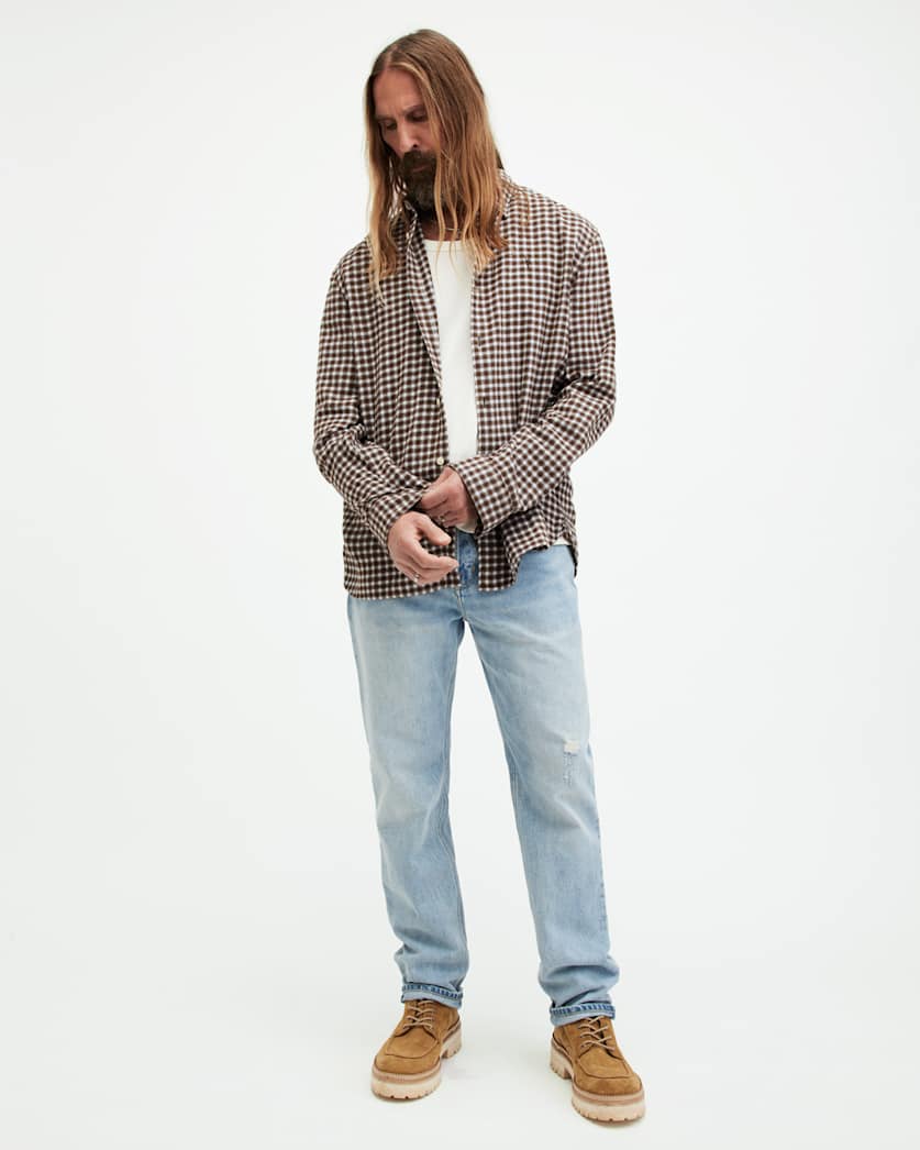 Wayanda Checked Relaxed Fit Shirt