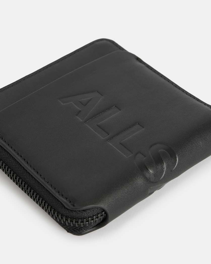 Clymer Logo Print Leather Wallet