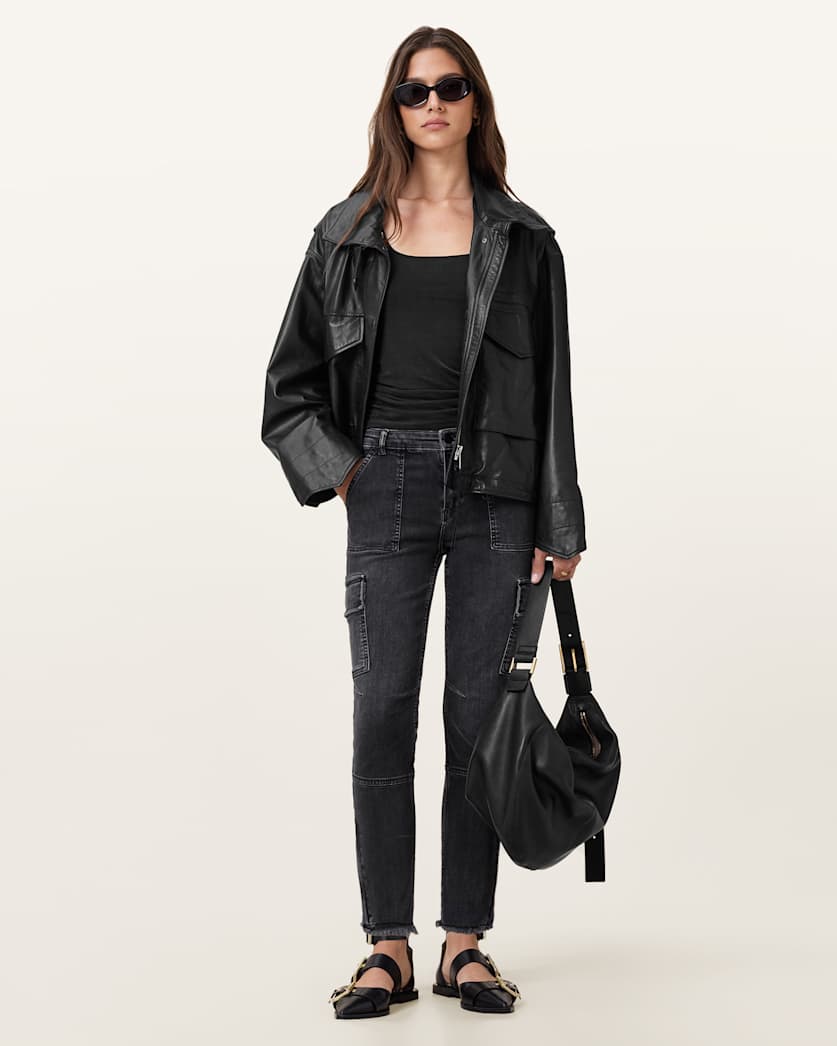 Duran Skinny Denim Cargo Jeans