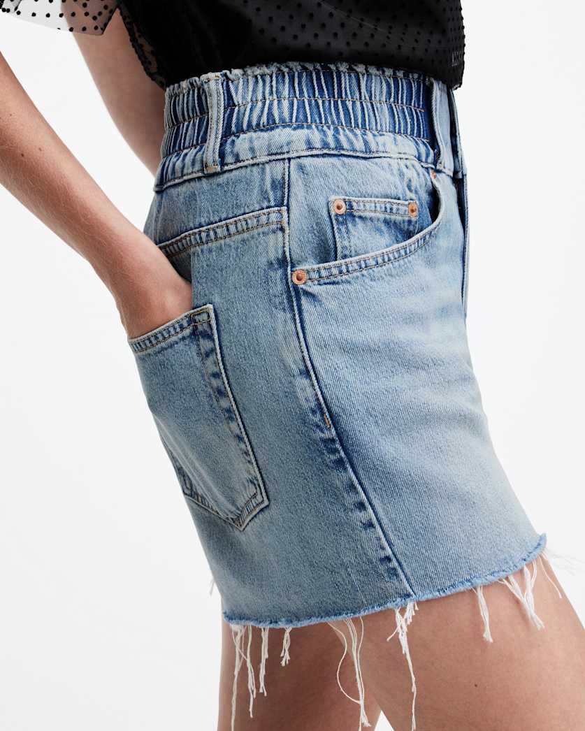 Hailey High Rise Denim Shorts