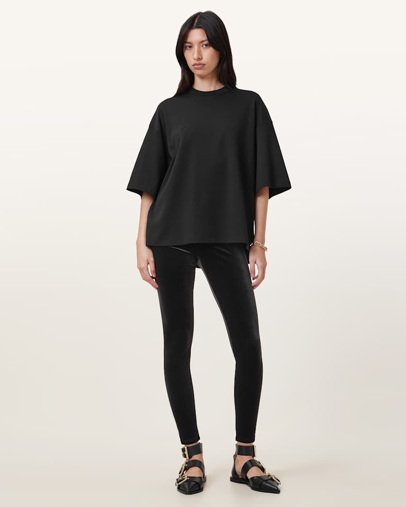 Cora Velvet Skinny Leggings