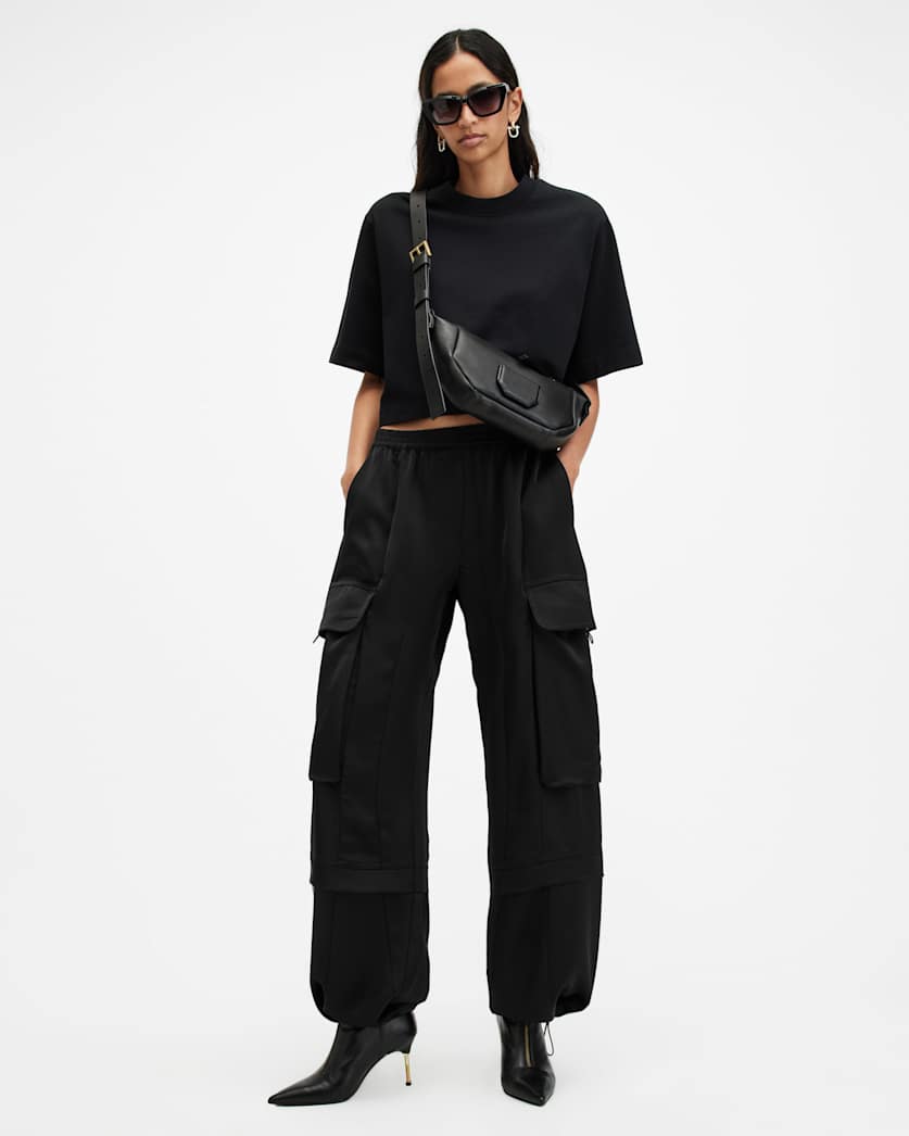 Barbara Adjustable Cuffed Cargo Trousers