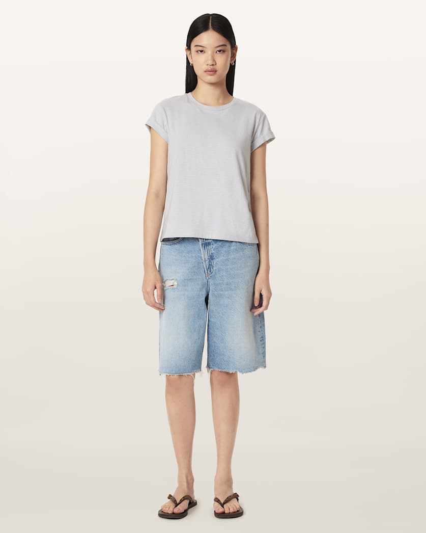 Anna Striped Cotton T-Shirt