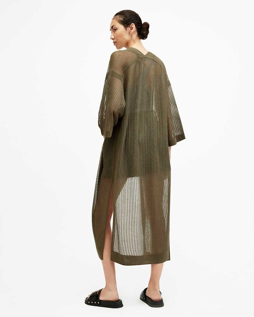 Misha Mesh Longline Kimono Cardigan