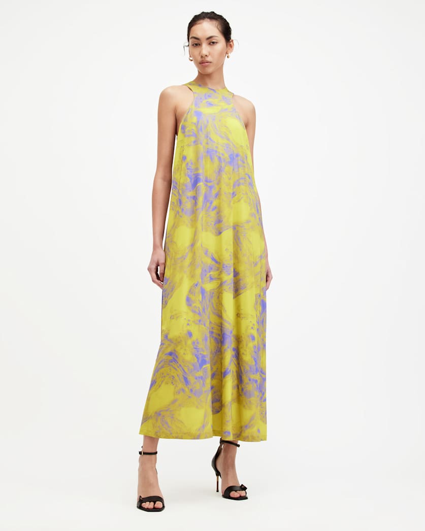 Kura Inspiral Printed Maxi Dress