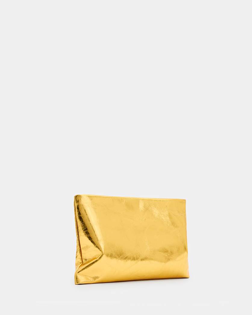 Bettina Leather Clutch Bag