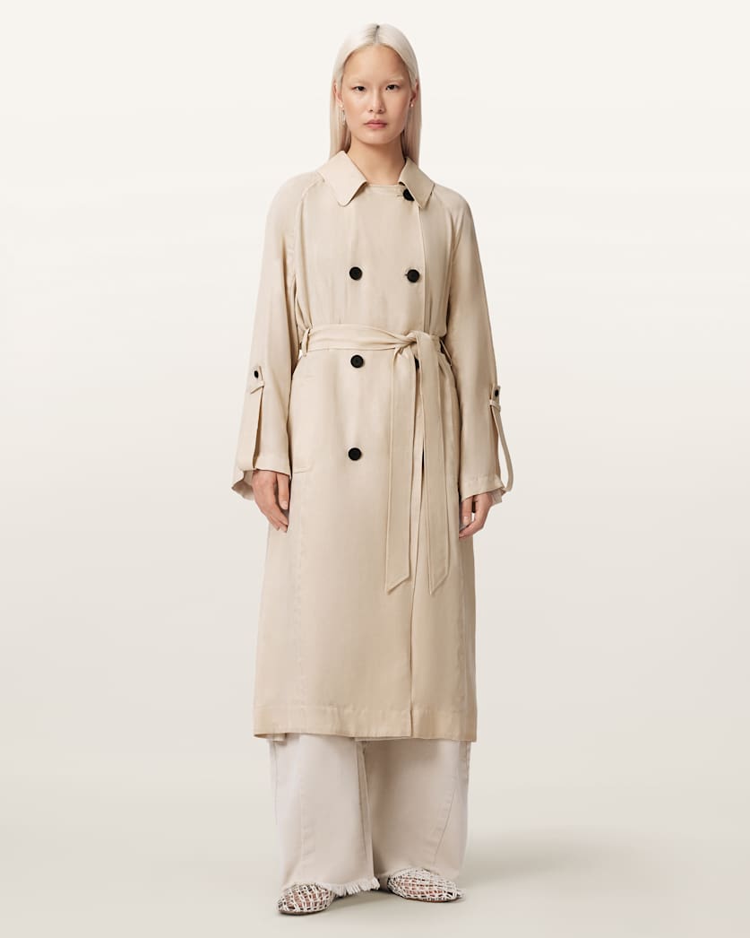 Lizie Double Breasted Trench Coat