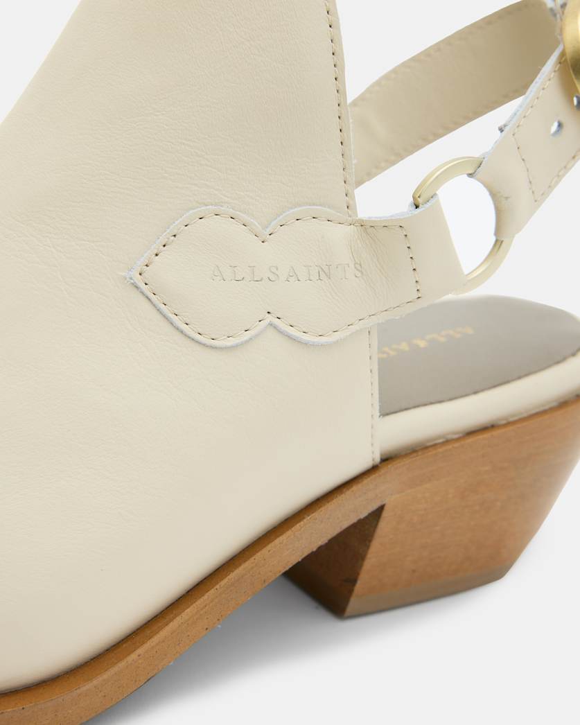 Desola Leather Western Mule