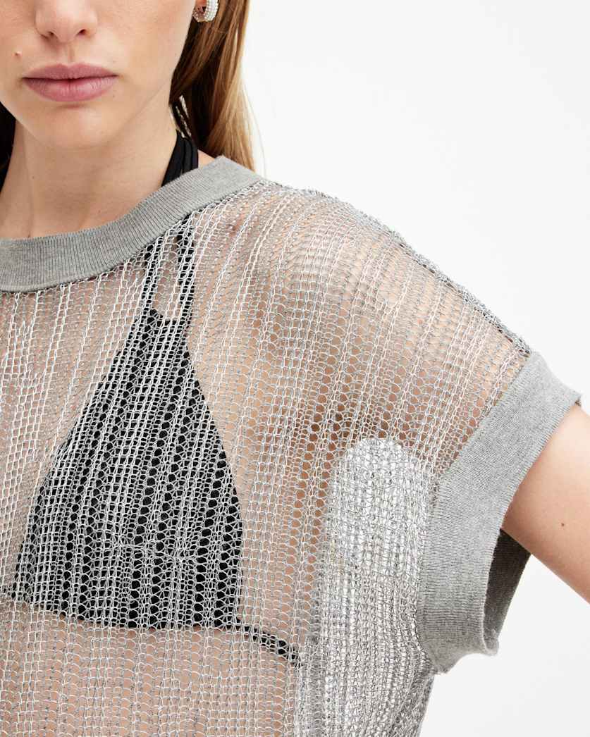 Giana Metallic Tank Top