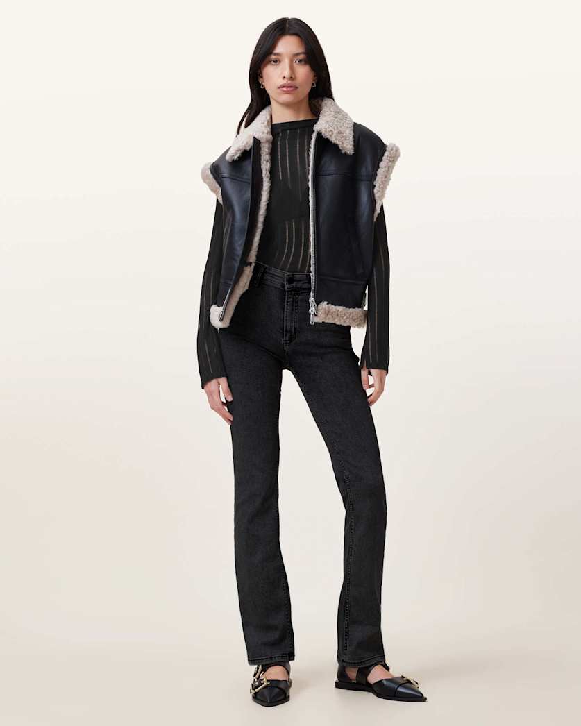 Aki Long Sleeve Funnel Neck T-Shirt