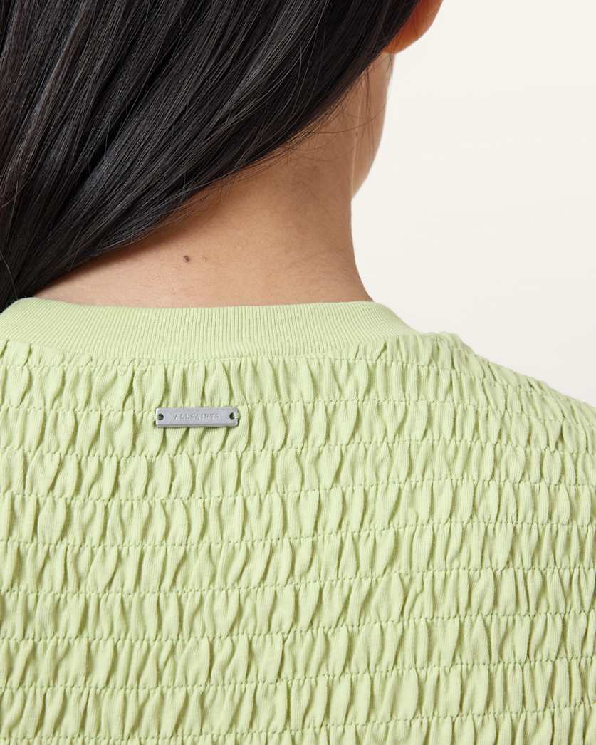 Ode Smocked Sleeveless Tank Top