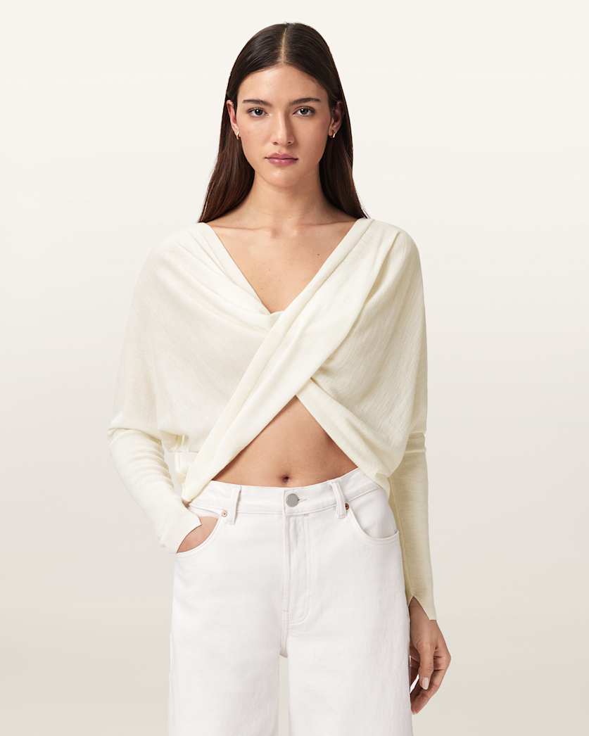 Julieana V Neck Wrap Jumper