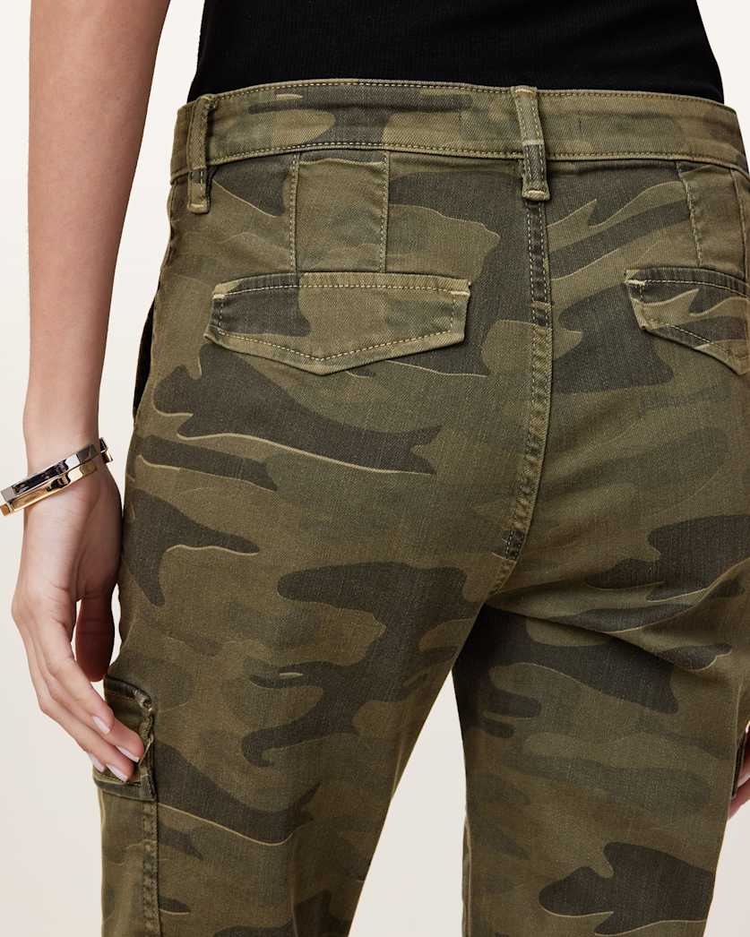 Duran Skinny Camouflage Cargo Jeans
