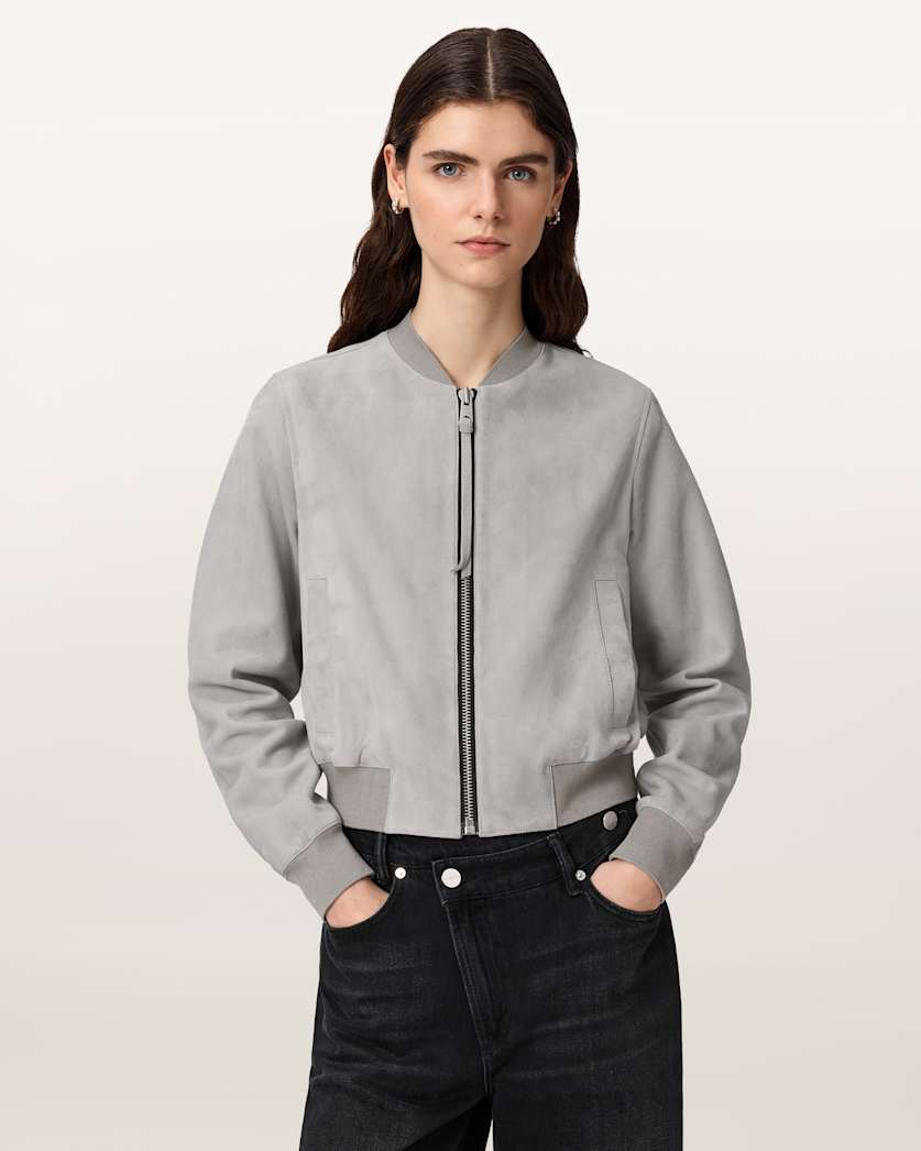 Orten Suede Bomber Jacket
