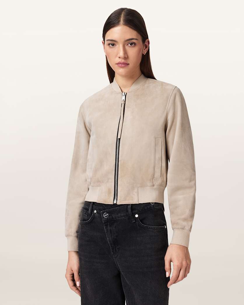 Orten Suede Bomber Jacket