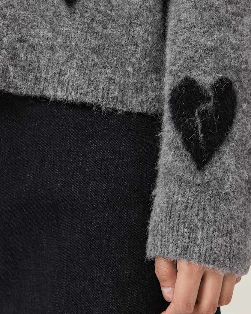 Amora Jacquard Brushed Cardigan
