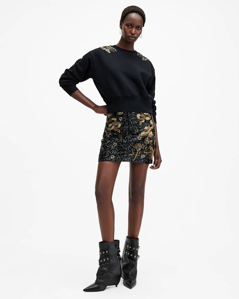 Jamilia Embellished Mini Skirt