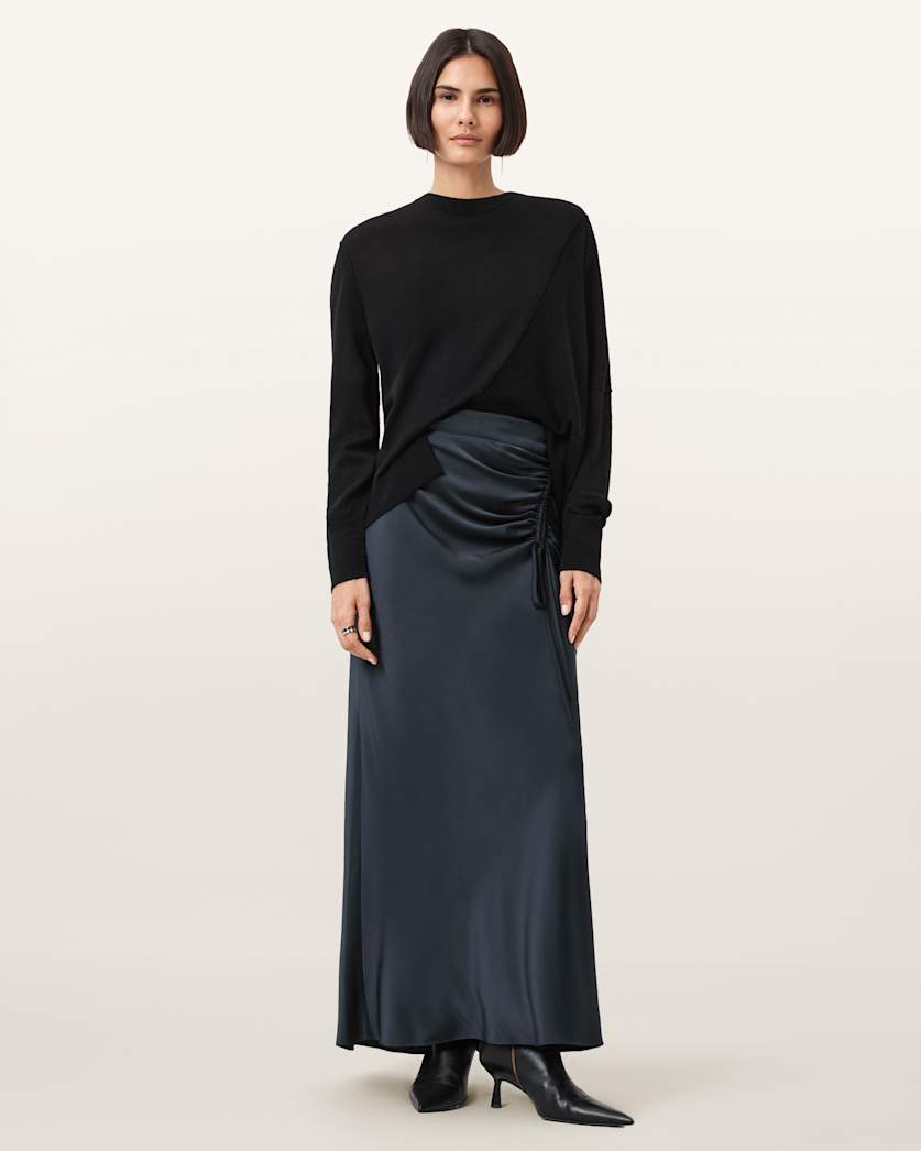 Alexia Gathered Maxi Skirt