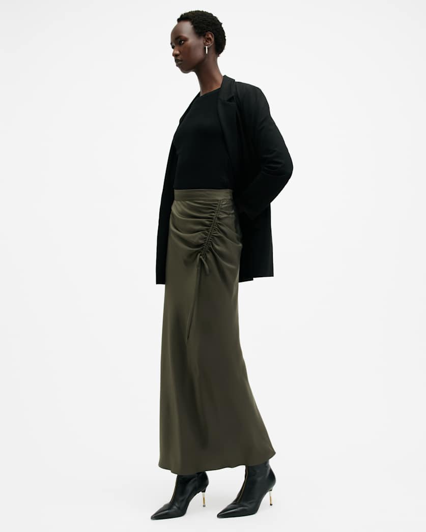 Alexia Gathered Maxi Skirt