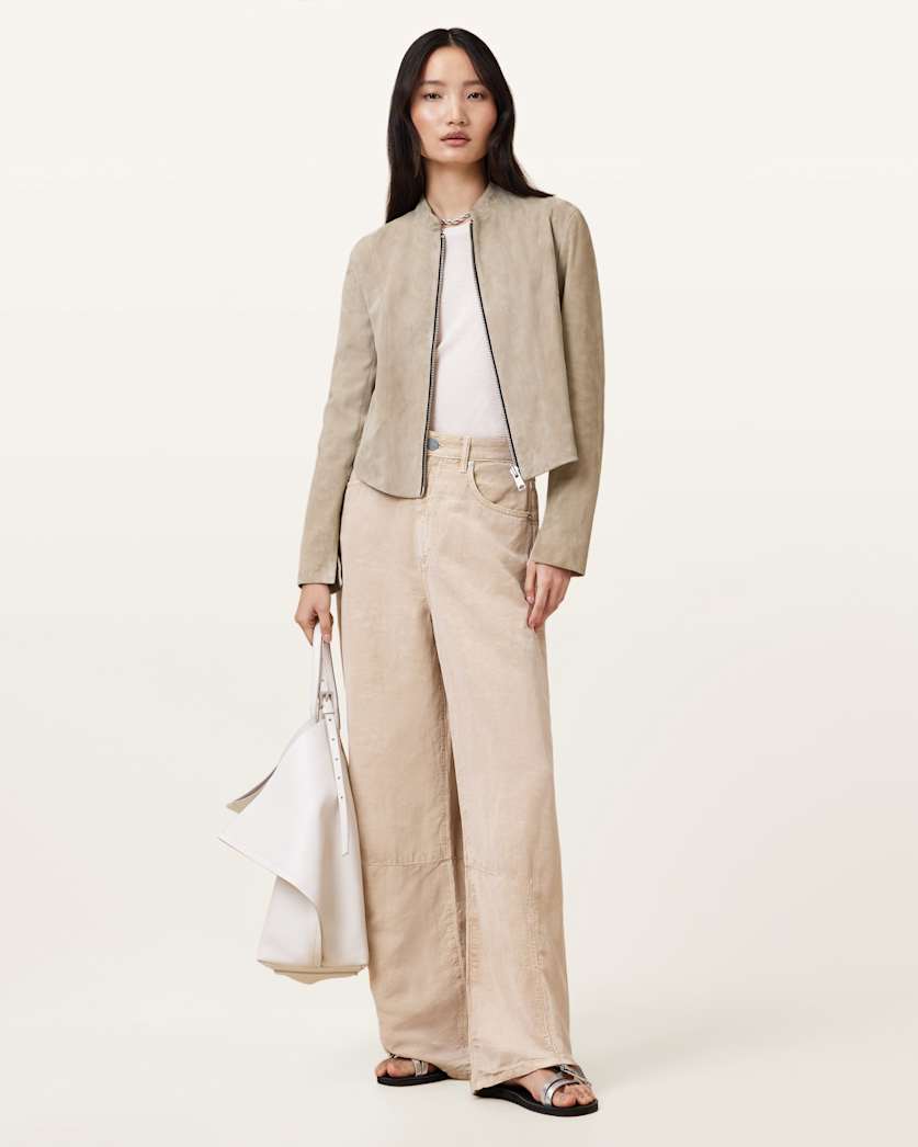 Sadler Slim Fit Suede Jacket