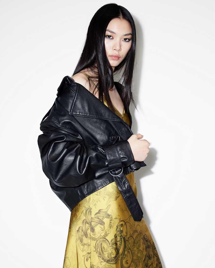 Tiana Slim Fit Printed Midi Slip Dress