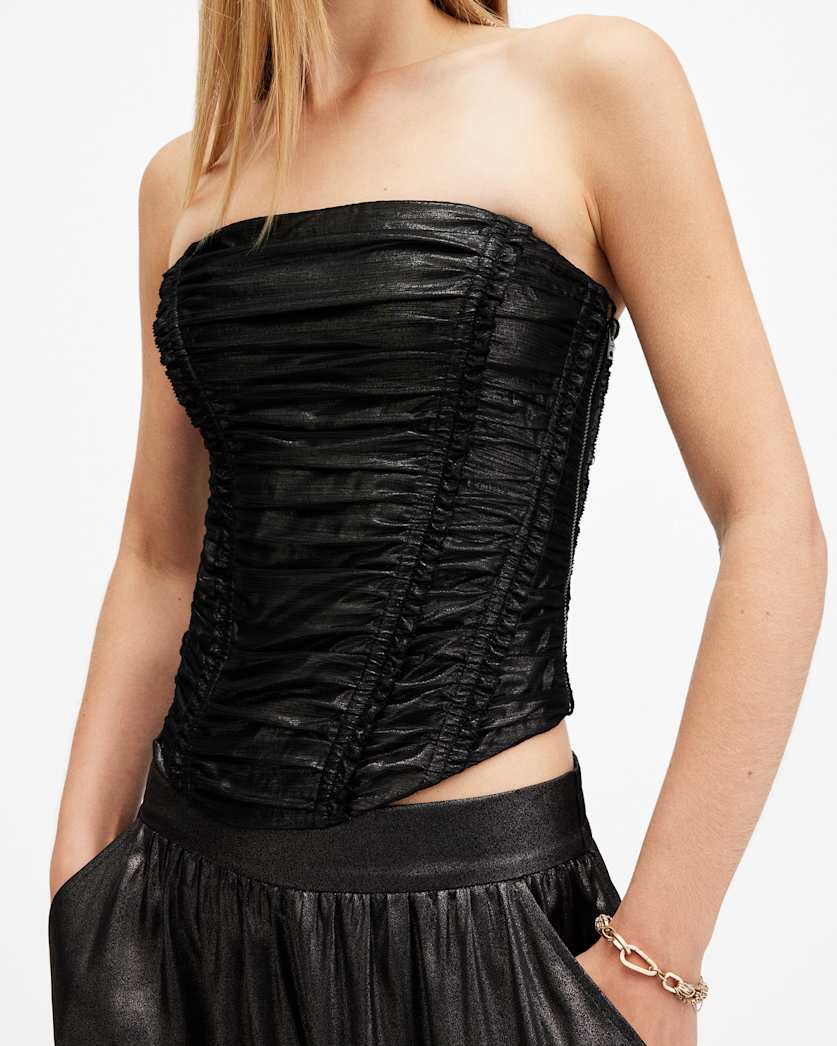 Livvy Metallic Bodycon Corset