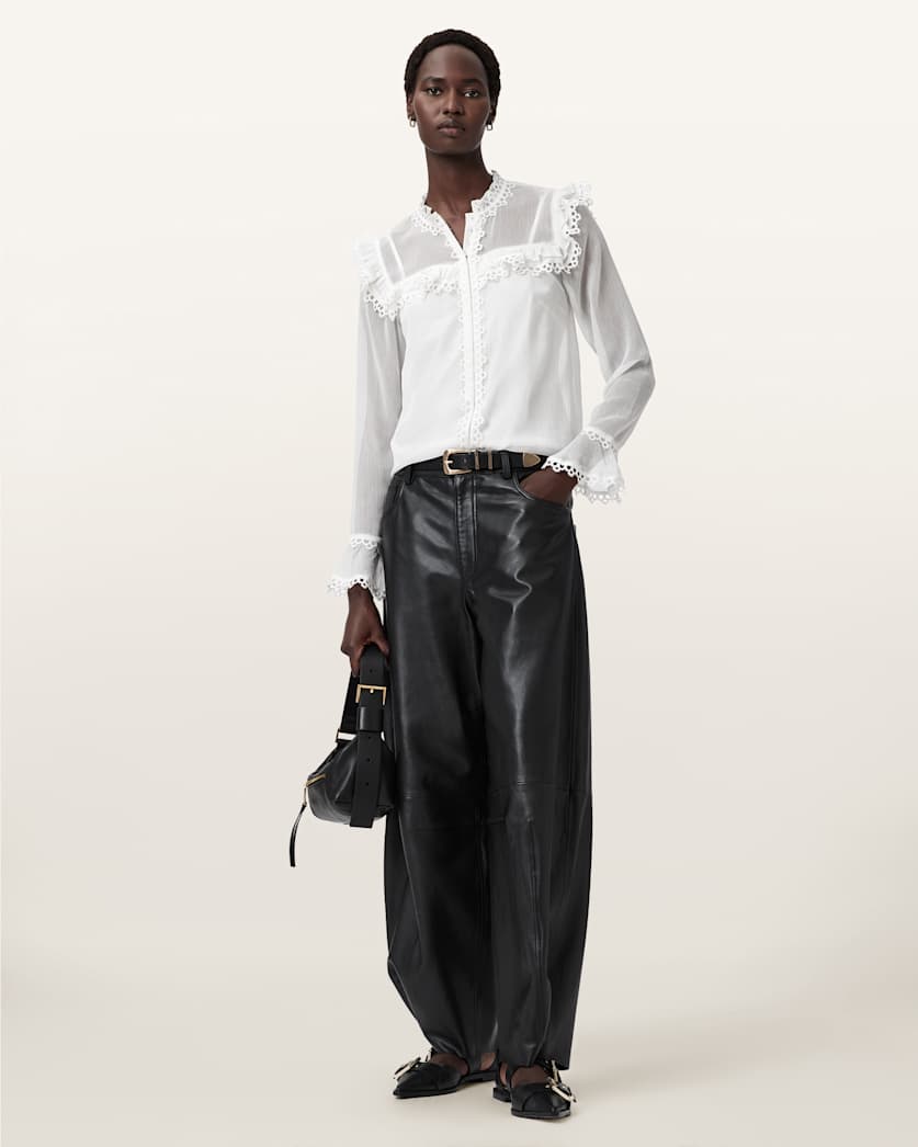 Ciara Sheer Lace Shirt