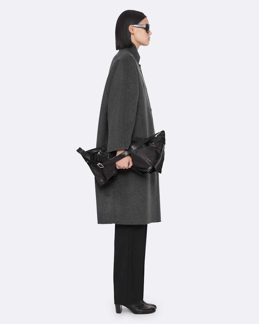 Effie Wool-Blend Cocoon Coat