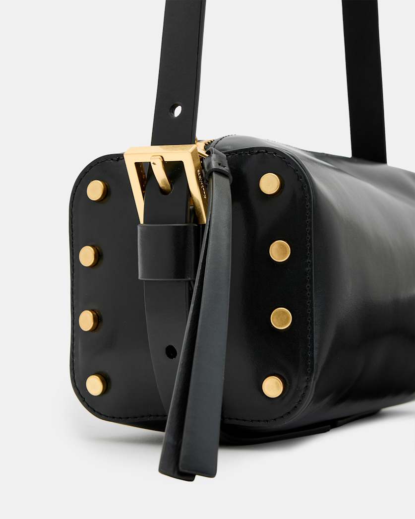 Miro Barrell Leather Crossbody Bag
