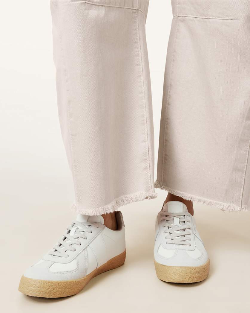 Jaimee Low Top Leather Trainers