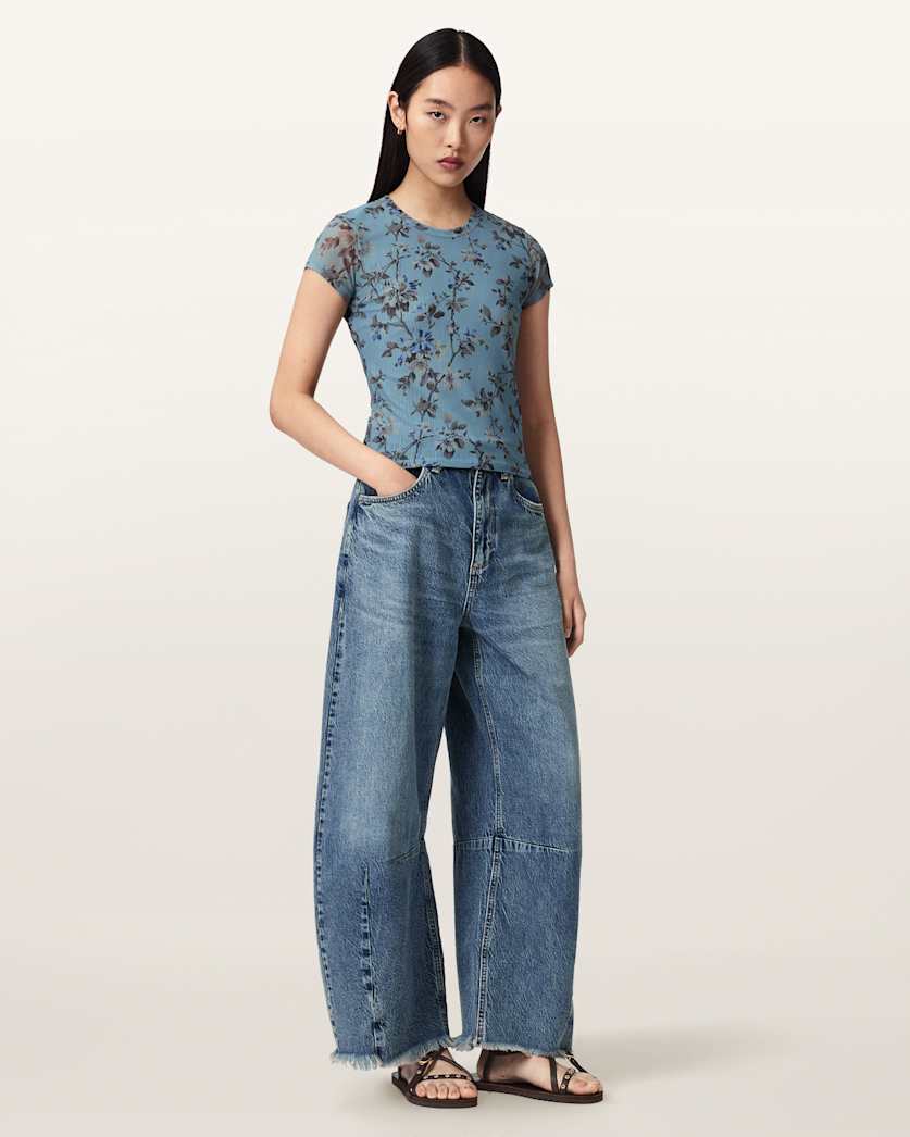 Ellie Slim Fit Mesh T-Shirt