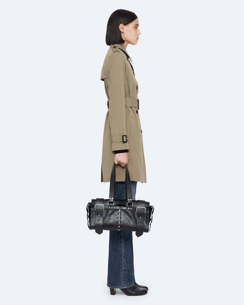 Leonard Double-Breasted Cotton Trench Coat