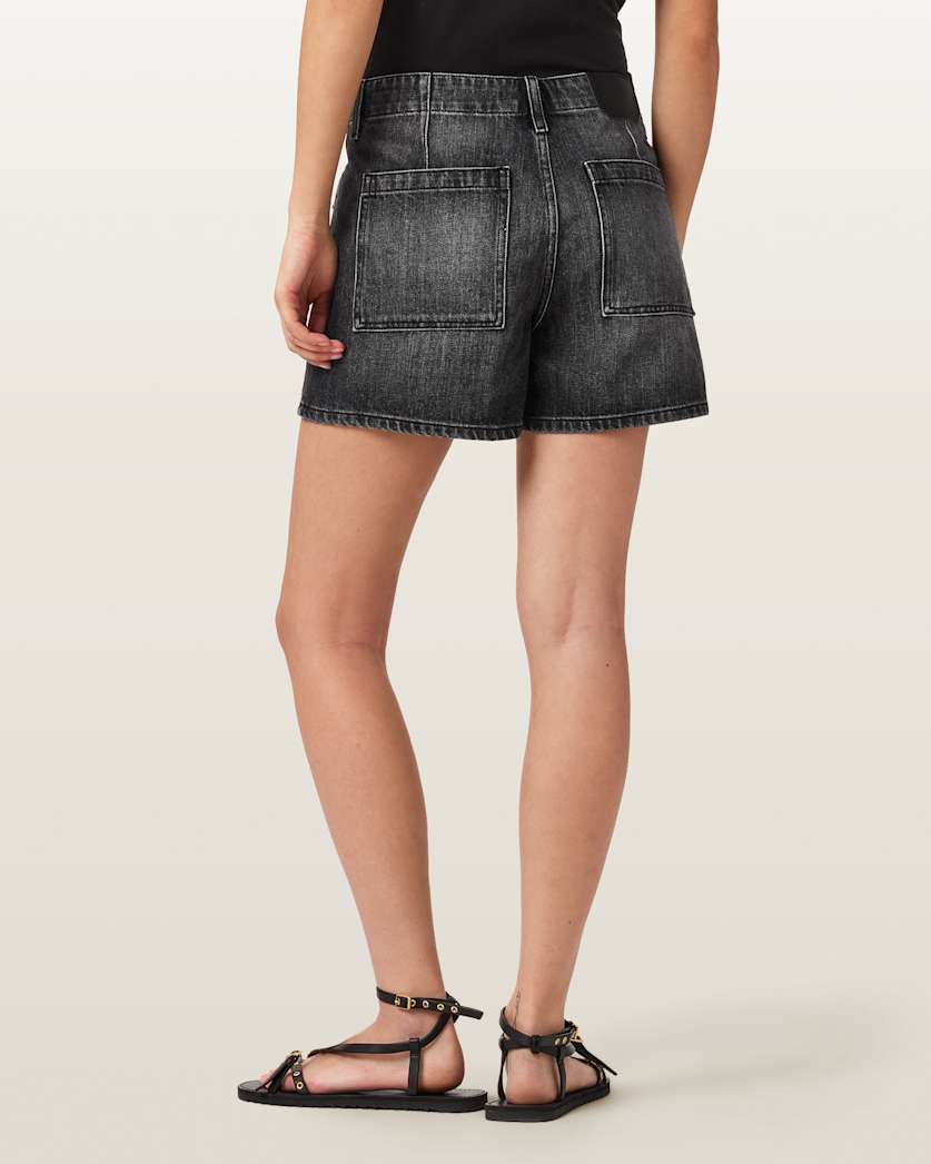Tay Mid Rise Denim Shorts