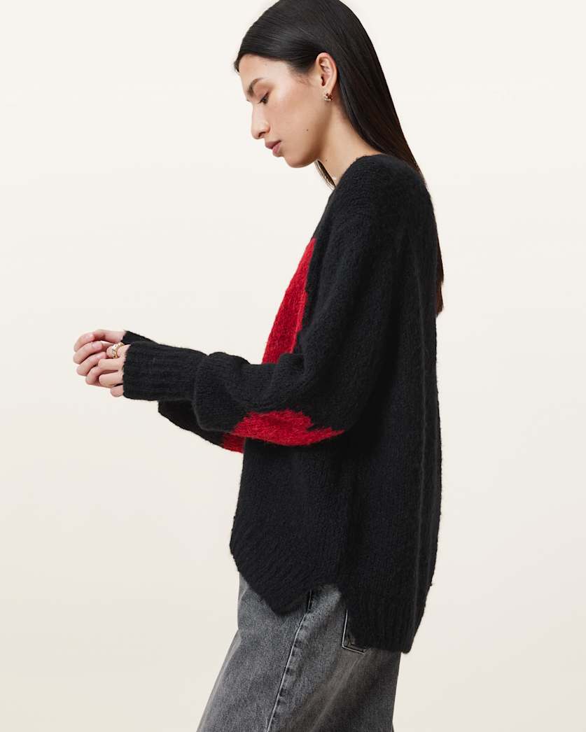 Luv Heart Intarsia Jumper