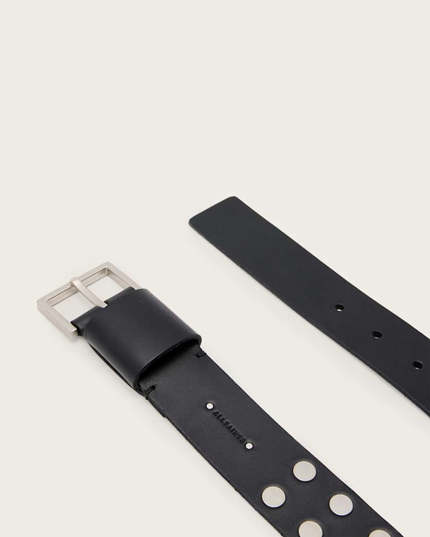 Lillie Studded Leather Belt