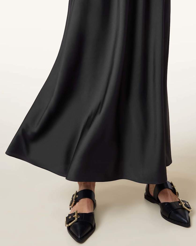 Aida Satin Maxi Dress