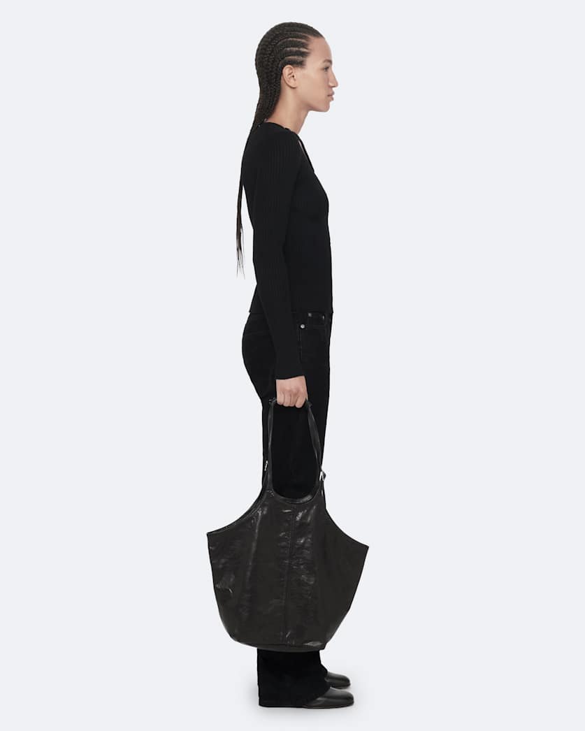 Cruz asymmetric button-front cardigan