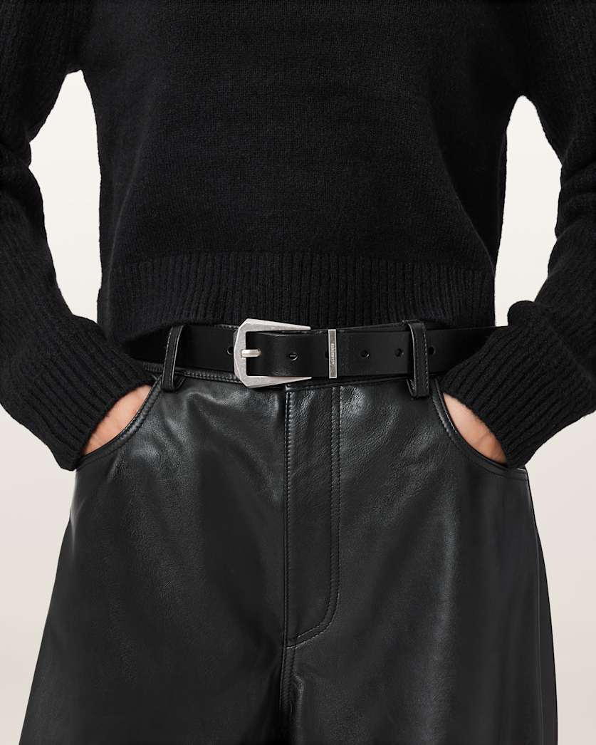 Agatha Leather Western Belt