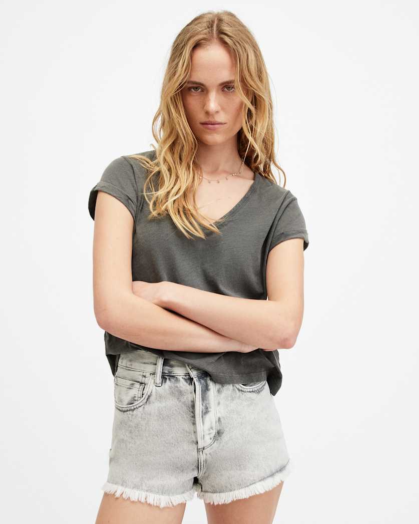 Anna V-Neck Short Sleeve T-Shirt