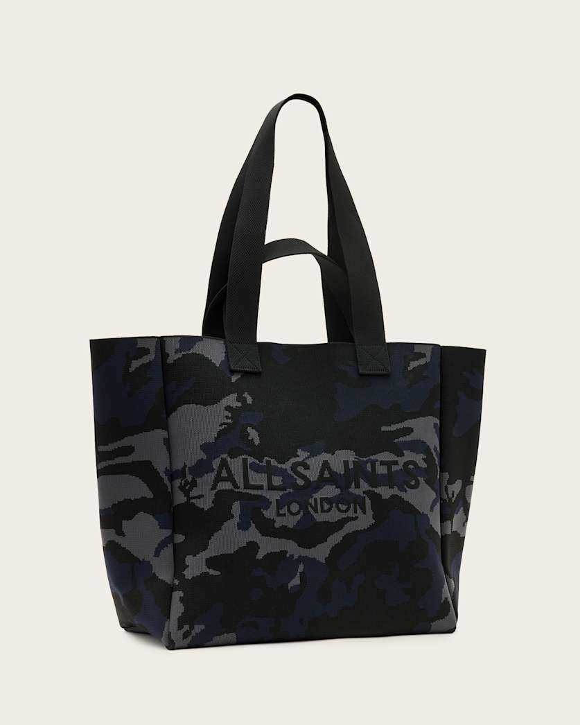 Izzy Large Logo Knitted Tote Bag